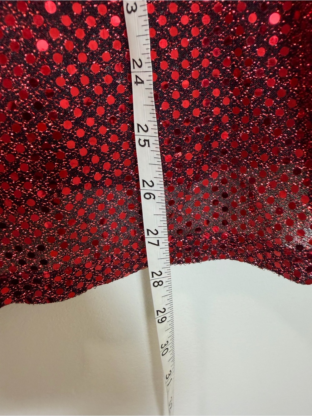 Notations Woman 2X Red Sequin Sleeveless Party Top Sparkly Holiday Glam - Picture 6 of 6